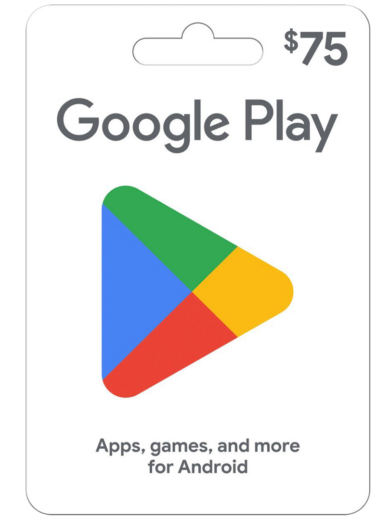 Google Play Gift Card $75